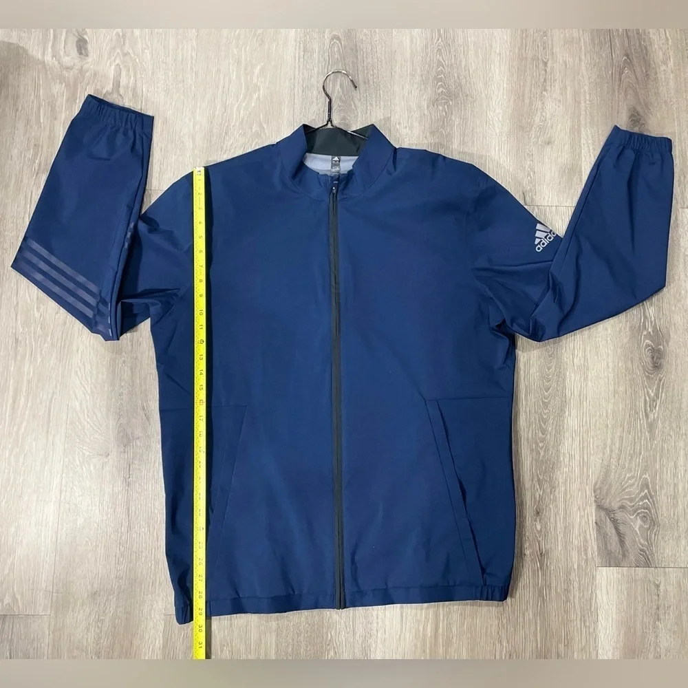 Adidas Men's Navy Windbreaker Jacket
